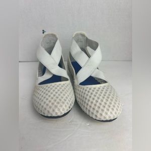 Tory Sport White Mesh Ballet Flats